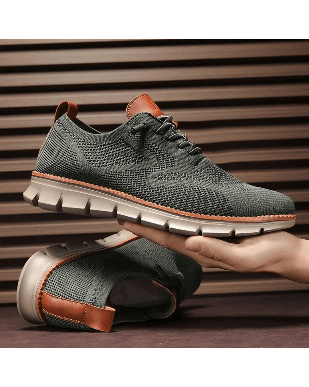 Men's Shoes - Modern Everyday Trainers - Jason - product view 8