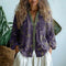 Women's Shirt - Vintage Leaf Print - Brianna - product view 1