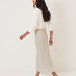 Women's Skirt - Cream Ditsy Floral Mila Midi - product view 3