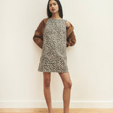 Women's Dress - Leopard Print Izzie Denim Shift - product view 1