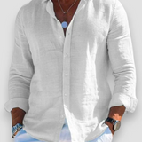 Men's Shirt - Casual Summer Long Sleeve - Connor - product view 3