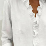 Women's Blouse - Lightweight V-Neck - Chloe - product view 8