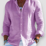Men's Shirt - Casual Summer Long Sleeve - Connor - product view 6