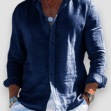 Men's Shirt - Casual Summer Long Sleeve - Connor - product view 7