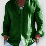 Men's Shirt - Casual Summer Long Sleeve - Connor - product view 8
