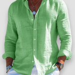 Men's Shirt - Casual Summer Long Sleeve - Connor - product view 10