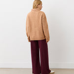Women's Jumper - Brown Ombre Knitted Roll Neck - Arabella - product view 4