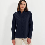 Women's Shirt - Navy Cotton - Dillon - product view 1
