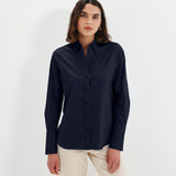 Women's Shirt - Navy Cotton - Dillon - product view 1