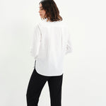 Women's Shirt - White Cotton - Dillon - product view 7