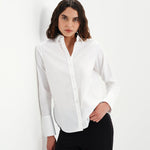 Women's Shirt - White Cotton - Dillon - product view 1