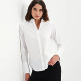Women's Shirt - White Cotton - Dillon - product view 1
