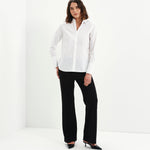 Women's Shirt - White Cotton - Dillon - product view 2