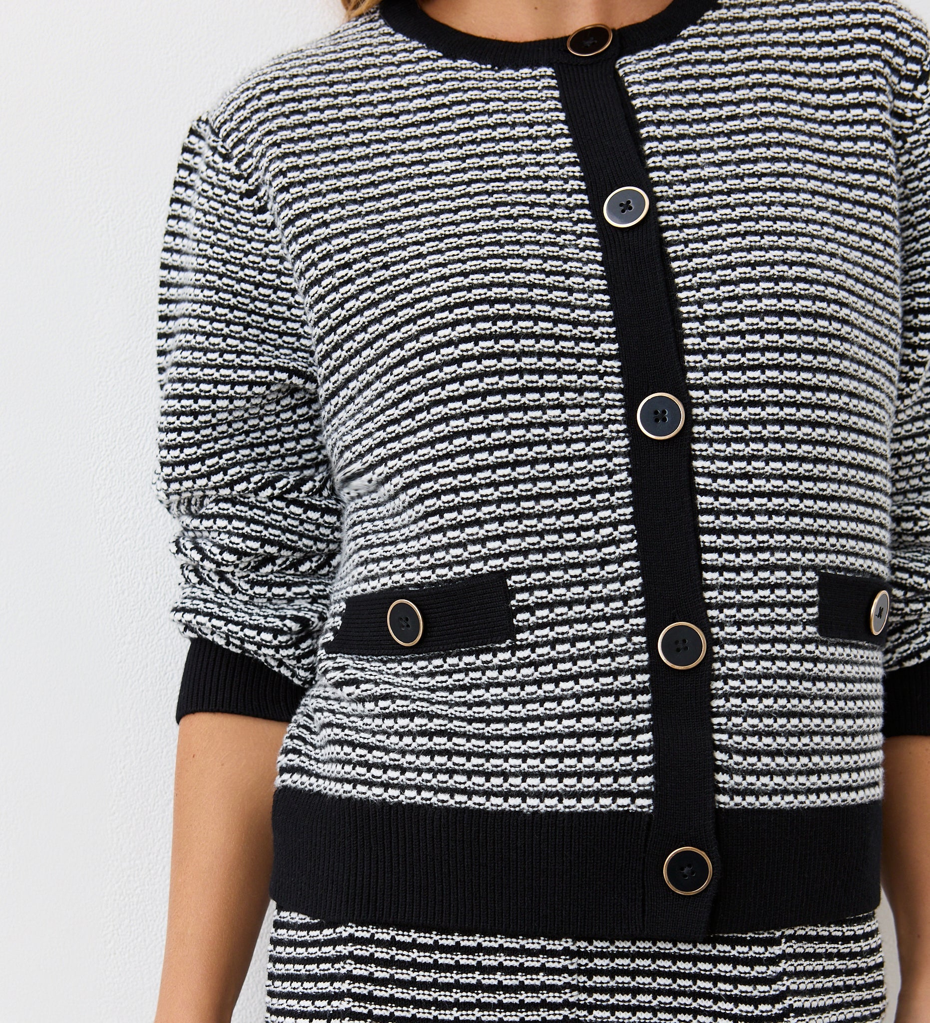 Women's Cardigan - Black Knitted - Emery - product view 4