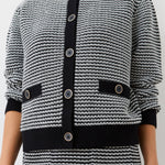 Women's Cardigan - Black Knitted - Emery - product view 2