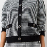 Women's Cardigan - Black Knitted - Emery - product view 2
