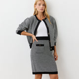 Women's Cardigan - Black Knitted - Emery - product view 1