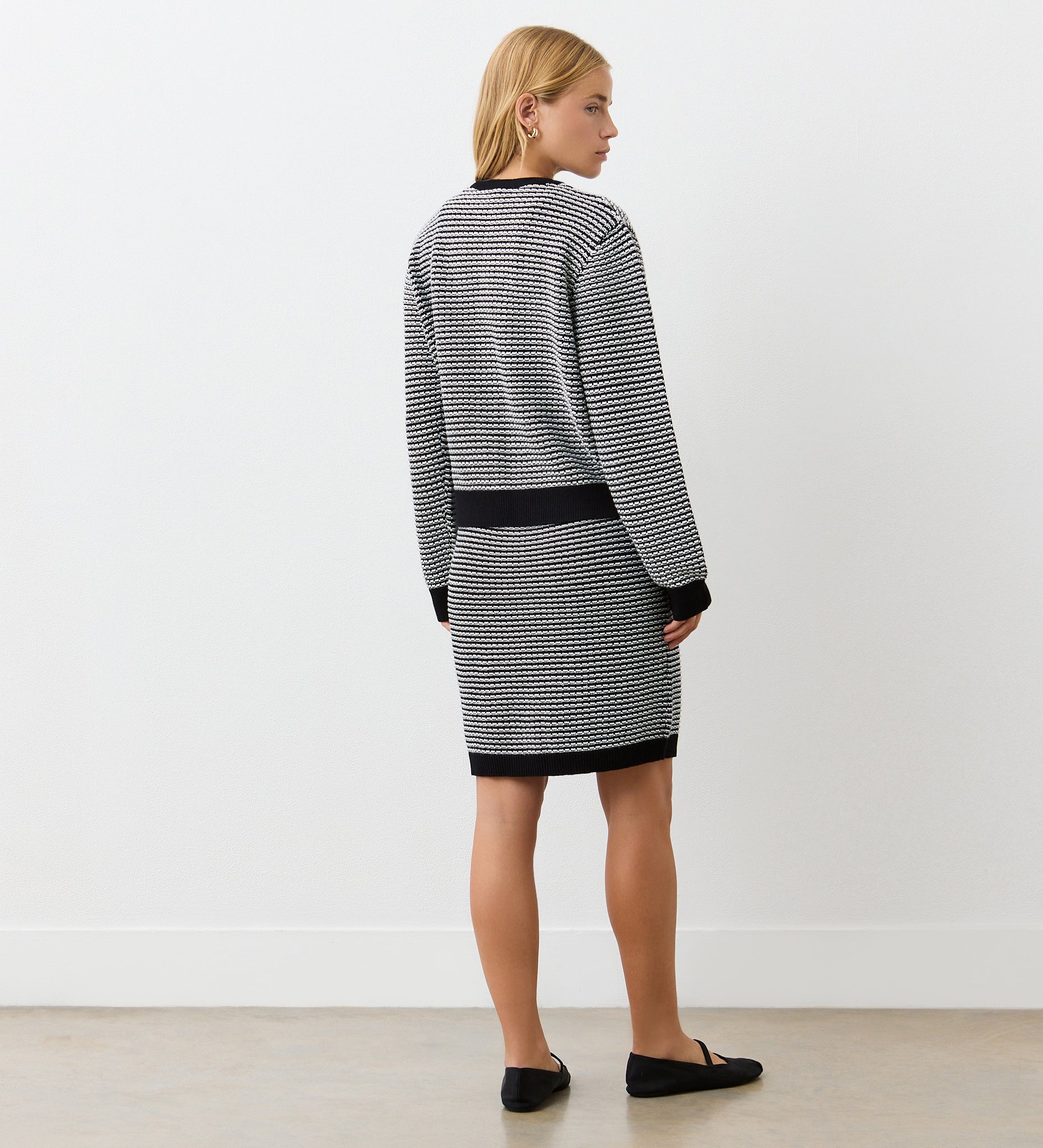 Women's Cardigan - Black Knitted - Emery - product view 6