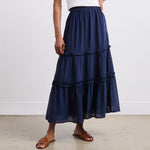 Women's Skirt - Navy Midi - Everley - product view 2