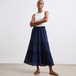 Women's Skirt - Navy Midi - Everley - product view 3