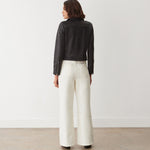 Women's Jacket - Black Leather Biker - Faith - product view 5