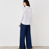 Women's Shirt - White Cotton Rich - Judith - product view 4
