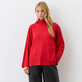Women's Jumper - Red Knitted - Melanie - product view 1