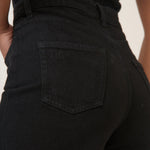 Women's Jeans - Black High Rise Soho Wide Leg - product view 3
