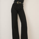 Women's Jeans - Black High Rise Soho Wide Leg - product view 2