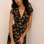 Women's Midi Dress - Black Floral Avery - product view 2