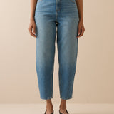 Women's Jeans - Blue Putney Barrel Leg - product view 2