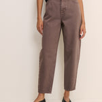 Women's Jeans - Brown Putney Barrel Leg - product view 2