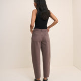 Women's Jeans - Brown Putney Barrel Leg - product view 4