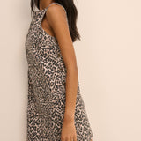 Women's Dress - Leopard Print Izzie Denim Shift - product view 7