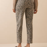 Women's Jeans - Leopard Print Mid Rise Camden Tapered - product view 5