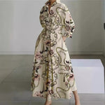 Women's Maxi Dress - Front Wrap Collared - Alora - product view 13