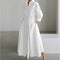 Women's Maxi Dress - Front Wrap Collared - Alora - product view 14