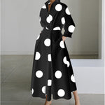 Women's Maxi Dress - Front Wrap Collared - Alora - product view 5