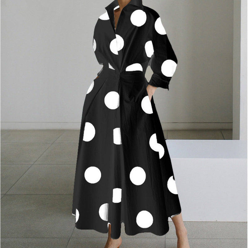 Women's Maxi Dress - Front Wrap Collared - Alora - product view 5