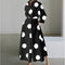 Women's Maxi Dress - Front Wrap Collared - Alora - product view 5