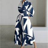 Women's Maxi Dress - Front Wrap Collared - Alora - product view 7