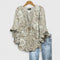 Women's Blouse - Ruffle Sleeve Floral - Althea - product view 2