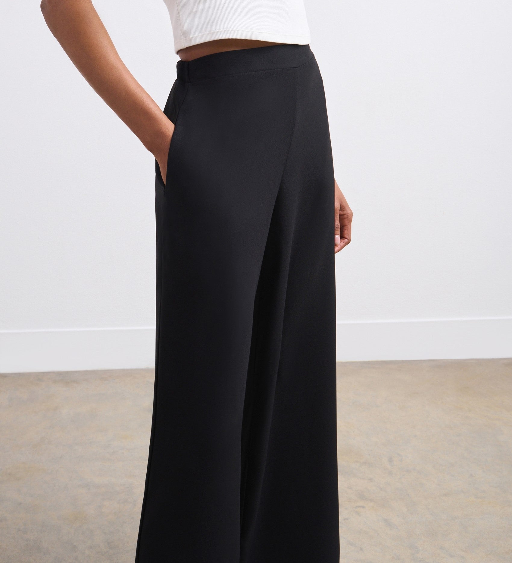 Women's Trousers - Black - Nat - product view 3