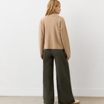 Women's Cardigan - Beige Button Front - Raegan - product view 4