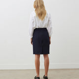 Women's Skirt - Navy Knee Length - Bella - product view 4