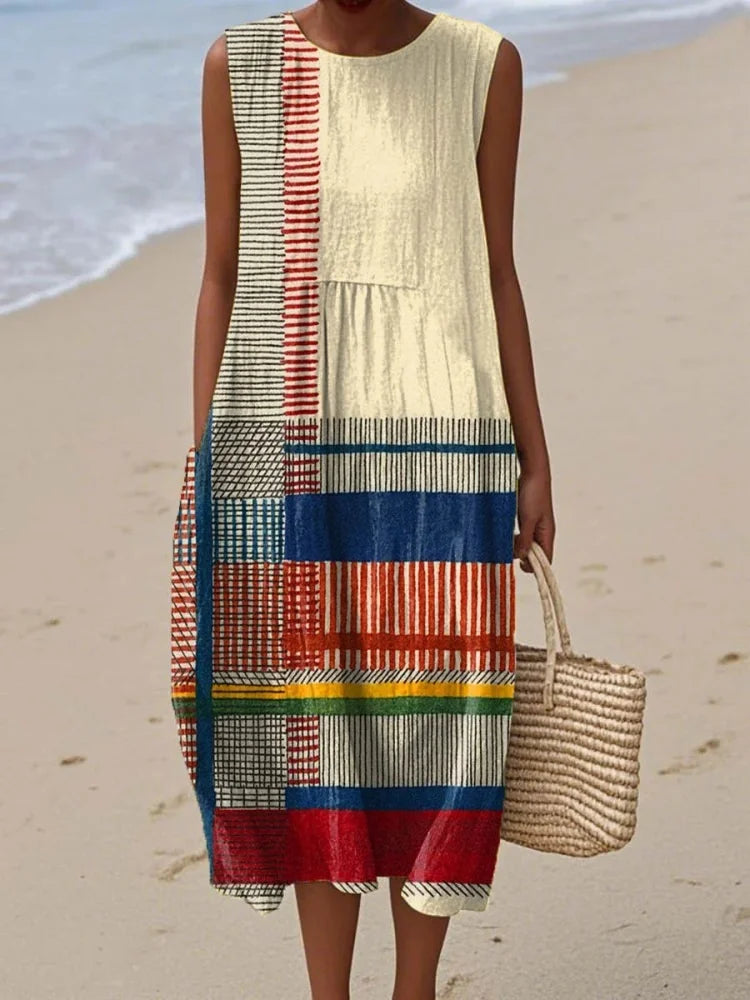 Women's Midi Dress - Art - Elena - product view 3