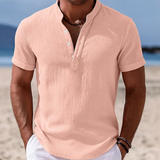 Men's Shirt - Summer Button-Up Short Sleeve - Atlas - product view 9