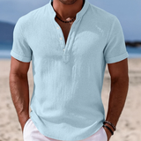 Men's Shirt - Summer Button-Up Short Sleeve - Atlas - product view 7