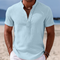 Men's Shirt - Summer Button-Up Short Sleeve - Atlas - product view 7