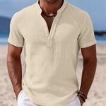 Men's Shirt - Summer Button-Up Short Sleeve - Atlas - product view 6